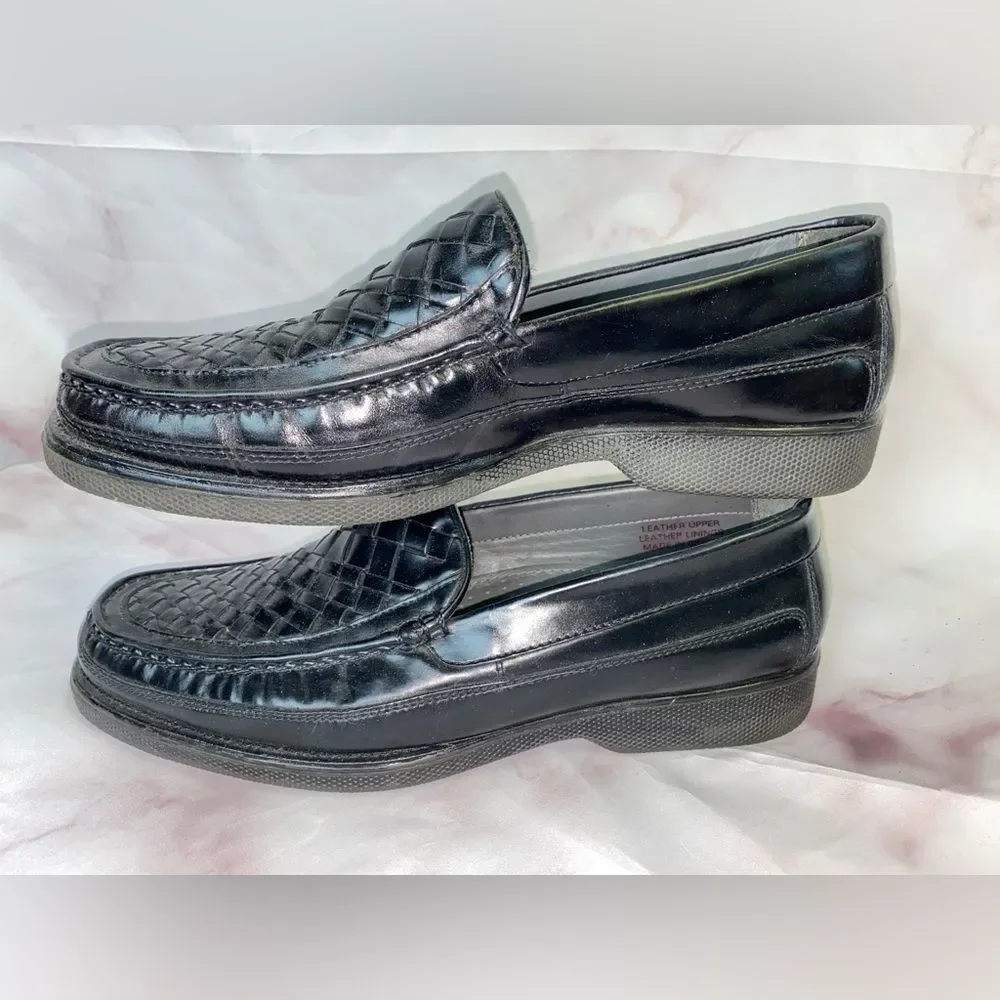 Florsheim Braided Brazilian Leather Loafers Size 10.5D